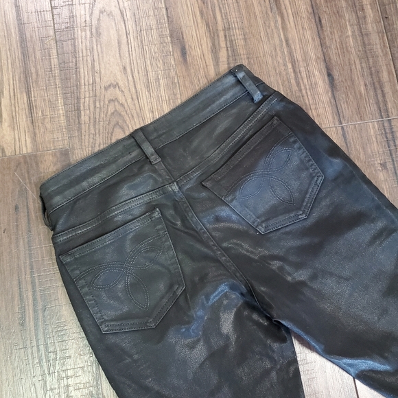 Ted Baker Black Anna Wax Finish Skinny Jeans - Picture 8 of 11